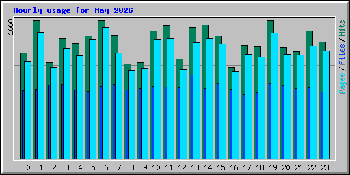 Hourly usage for May 2026
